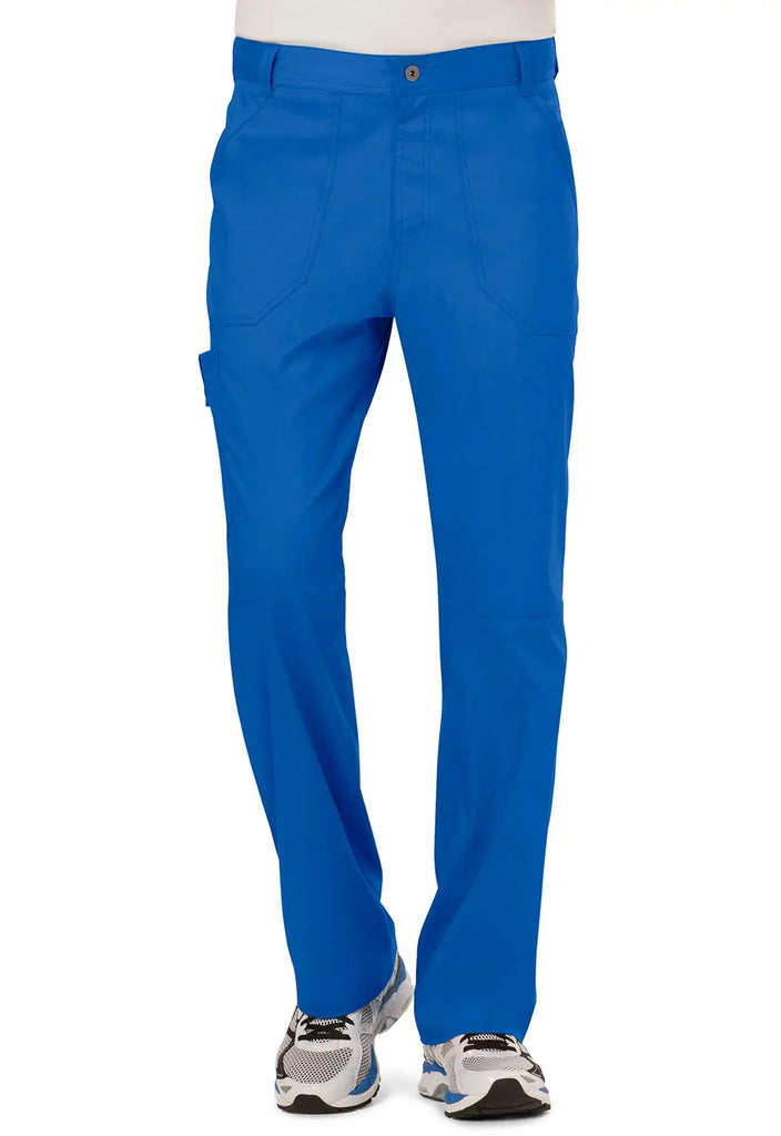 Cherokee Scrubs Men's Mid Rise Tapered Leg Pant Royal Blue | scrub-supply.com