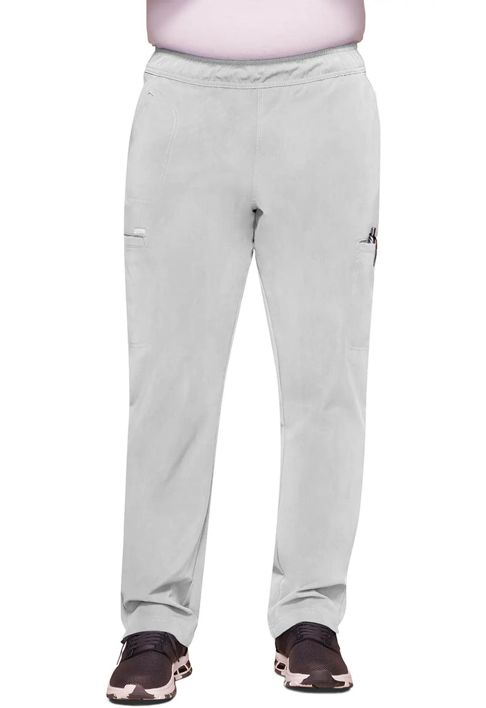 Cherokee Scrubs Men's Mid Rise Tapered Leg Pant White | scrub-supply.com