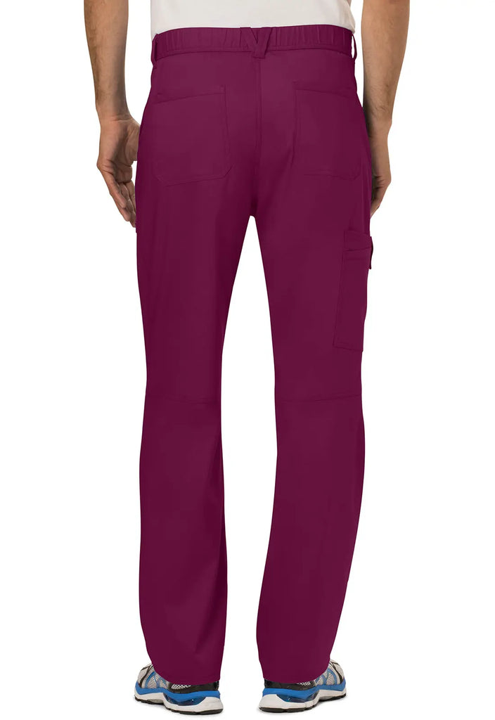 Cherokee Scrubs Men's Mid Rise Tapered Leg Pant Wine | scrub-supply.com