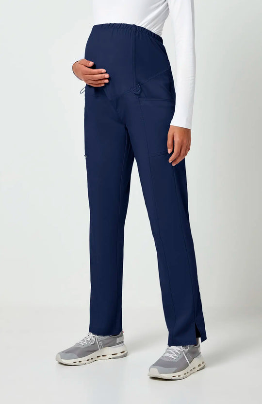 Cherokee Scrubs Maternity Straight Leg Pant Navy | scrub-supply.com