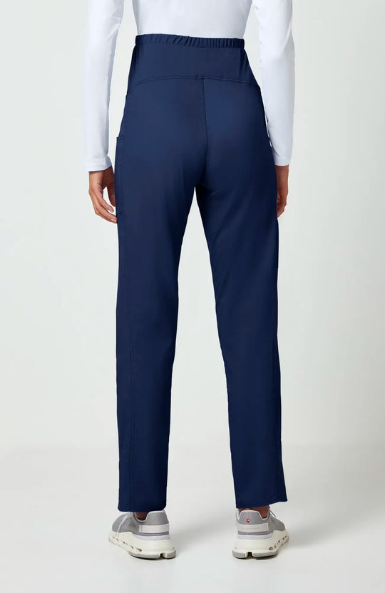 Cherokee Scrubs Maternity Straight Leg Pant Navy | scrub-supply.com