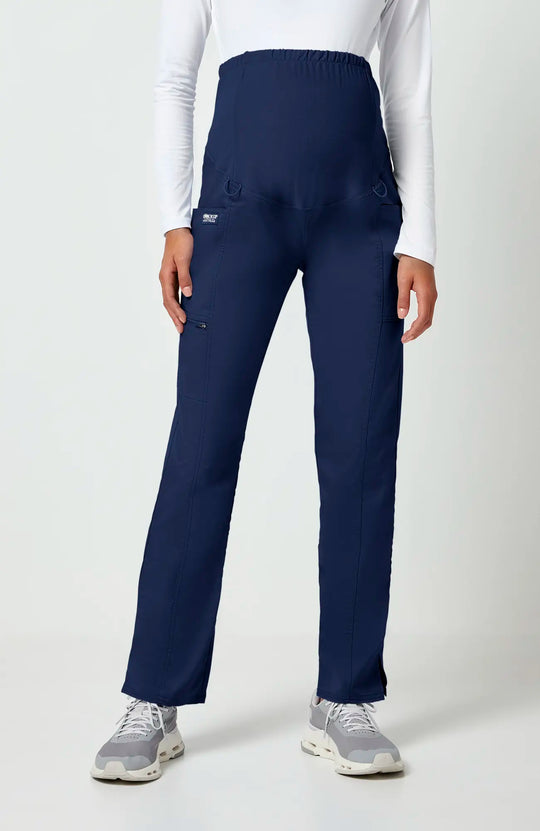 Cherokee Scrubs Maternity Straight Leg Pant Navy | scrub-supply.com