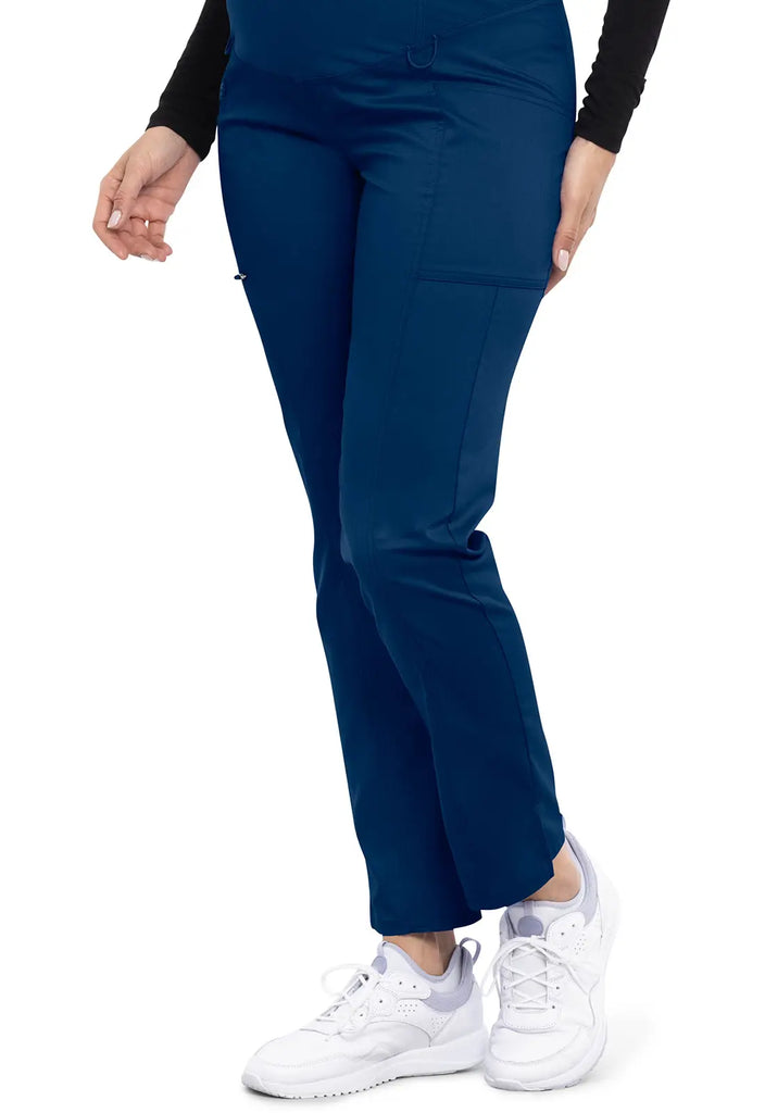 Cherokee Scrubs Maternity Straight Leg Pant Navy | scrub-supply.com