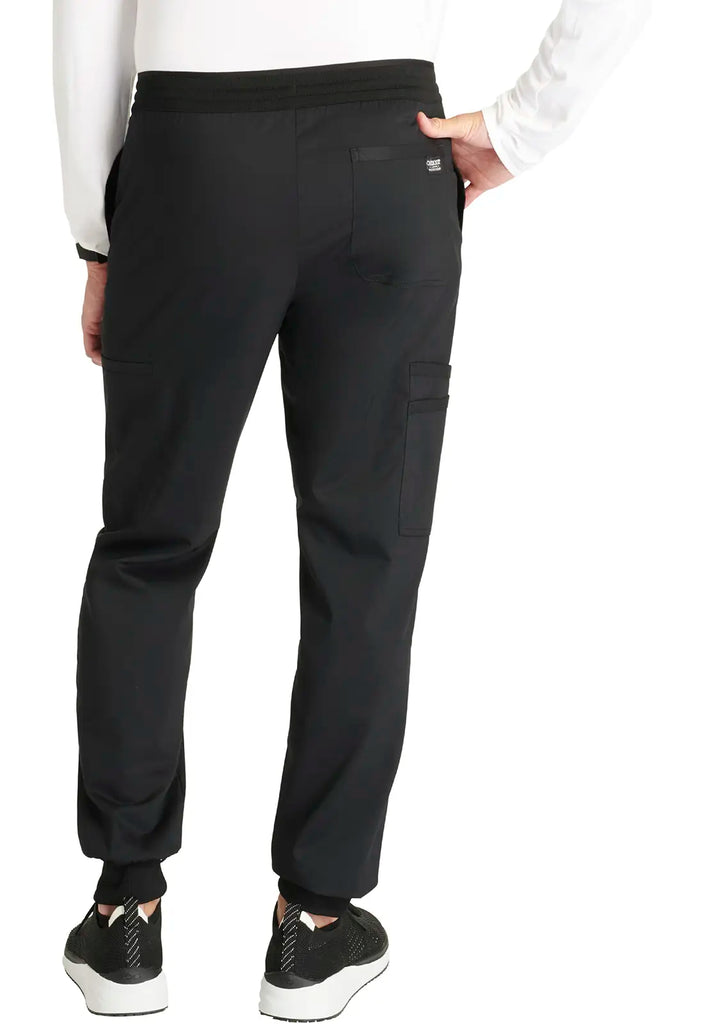 Cherokee Scrubs Men's Jogger Black | scrub-supply.com