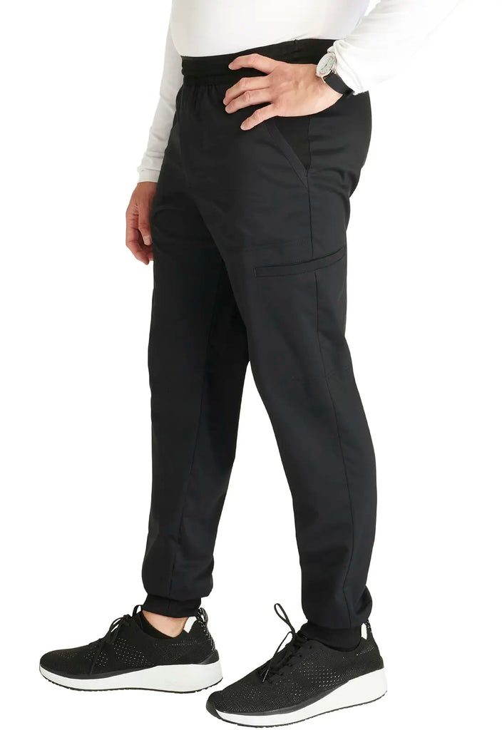 Cherokee Scrubs Men's Jogger Black | scrub-supply.com