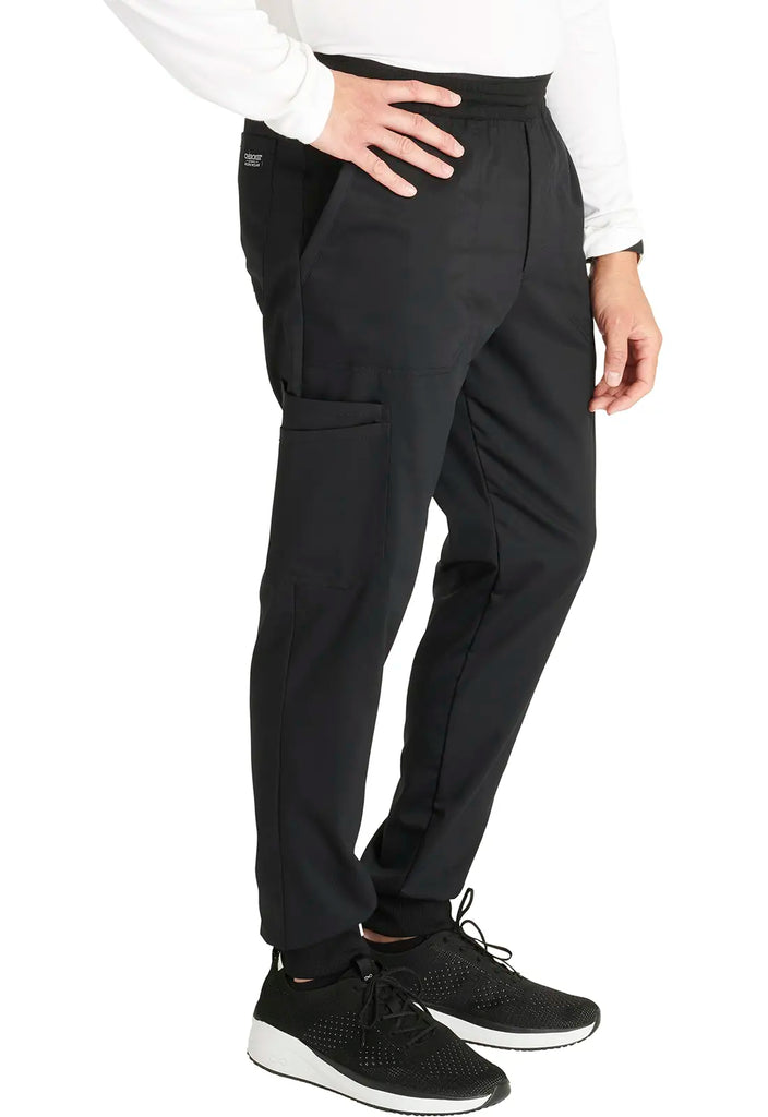 Cherokee Scrubs Men's Jogger Black | scrub-supply.com