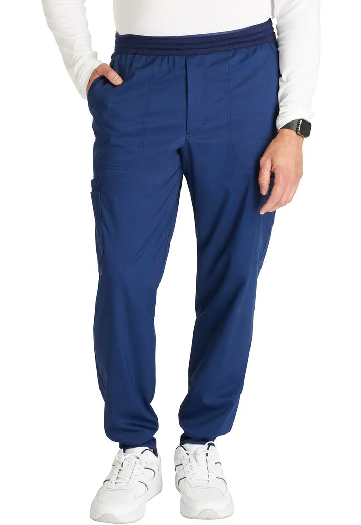 Cherokee Scrubs Men's Jogger Navy | scrub-supply.com