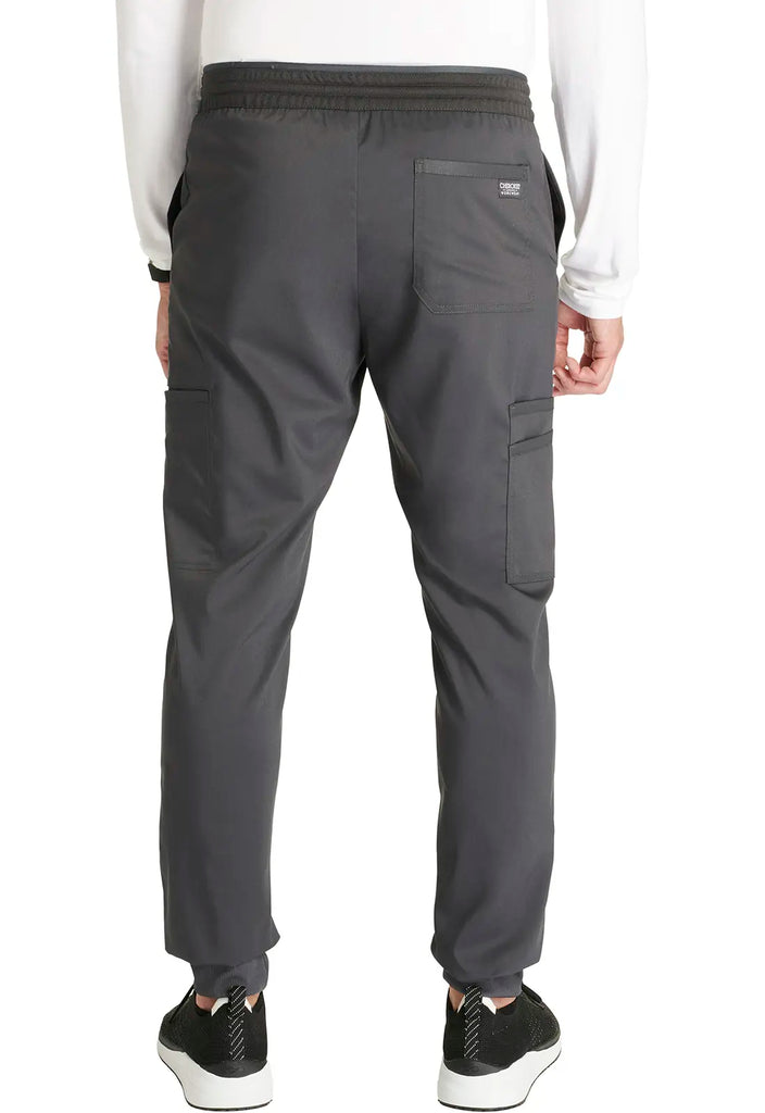 Cherokee Scrubs Men's Jogger Pewter | scrub-supply.com