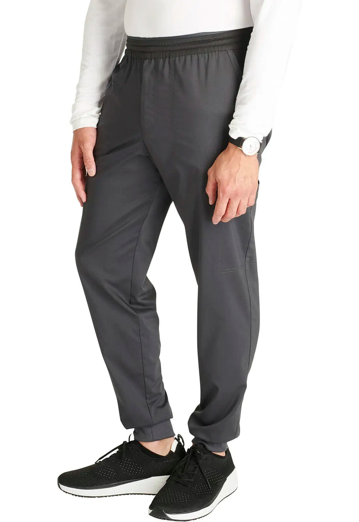 Cherokee Scrubs Men's Jogger Pewter | scrub-supply.com