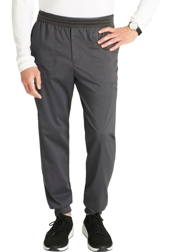 Cherokee Scrubs Men's Jogger Pewter | scrub-supply.com