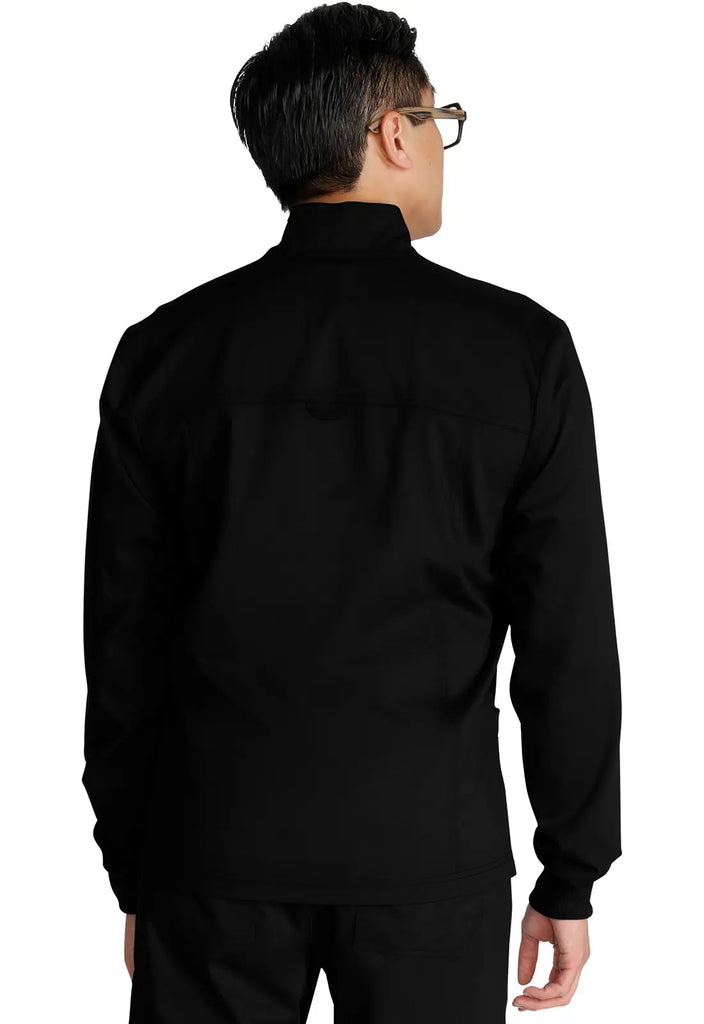 Cherokee Scrubs Men's Mens Jacket Black | scrub-supply.com