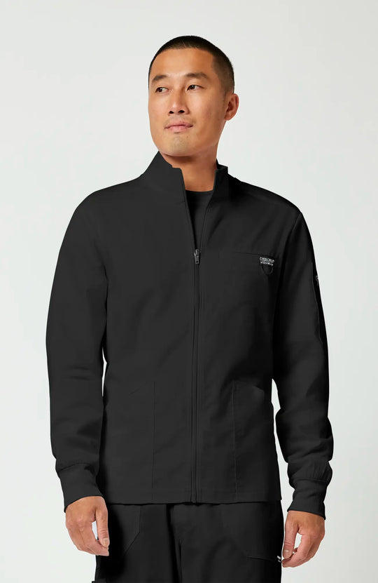 Cherokee Scrubs Men's Revolution Jacket Black | scrub-supply.com