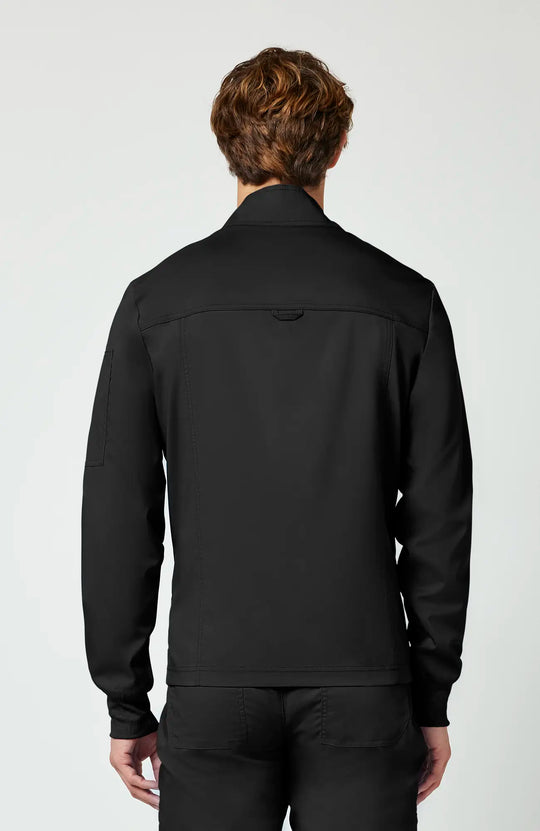 Cherokee Scrubs Men's Revolution Jacket Black | scrub-supply.com
