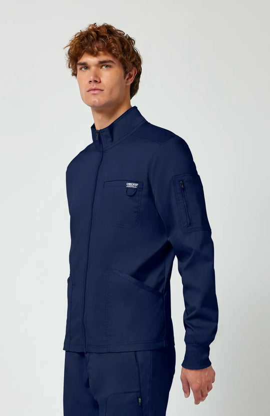 Cherokee Scrubs Men's Revolution Jacket Navy | scrub-supply.com