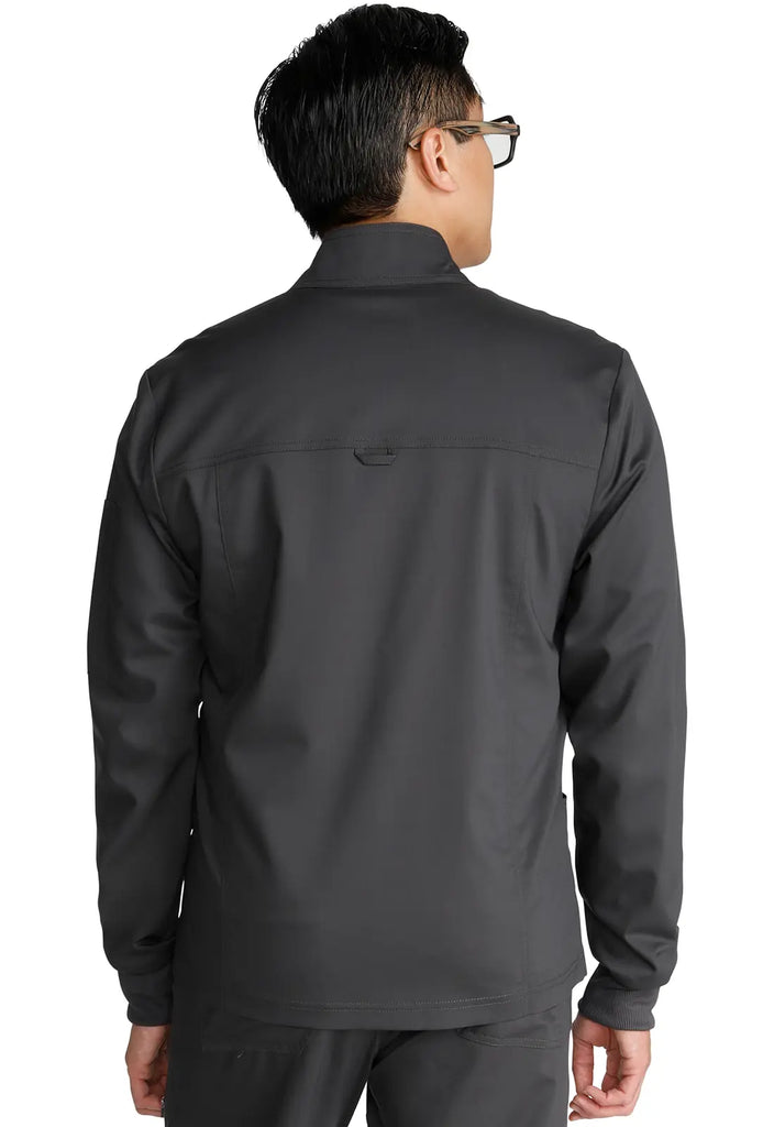 Cherokee Scrubs Men's Mens Jacket Pewter | scrub-supply.com