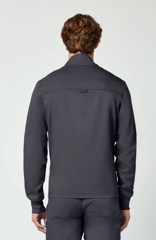 Cherokee Scrubs Men's Revolution Jacket Pewter | scrub-supply.com