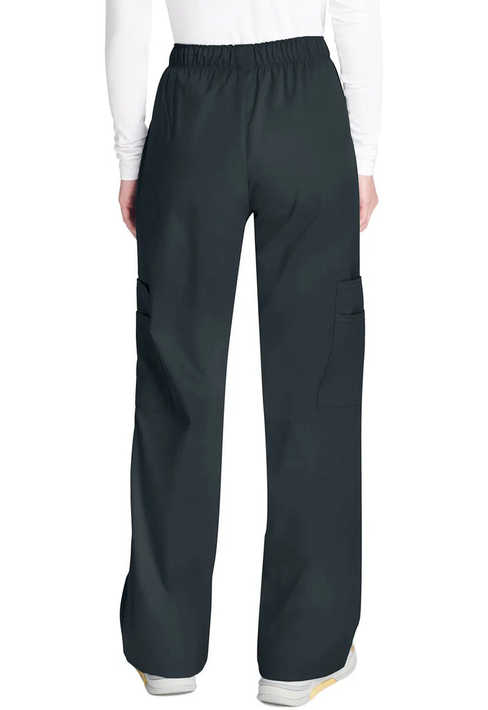 Cherokee Scrubs Women's Mid Rise Pull-On Cargo Pant Pewter | scrub-supply.com