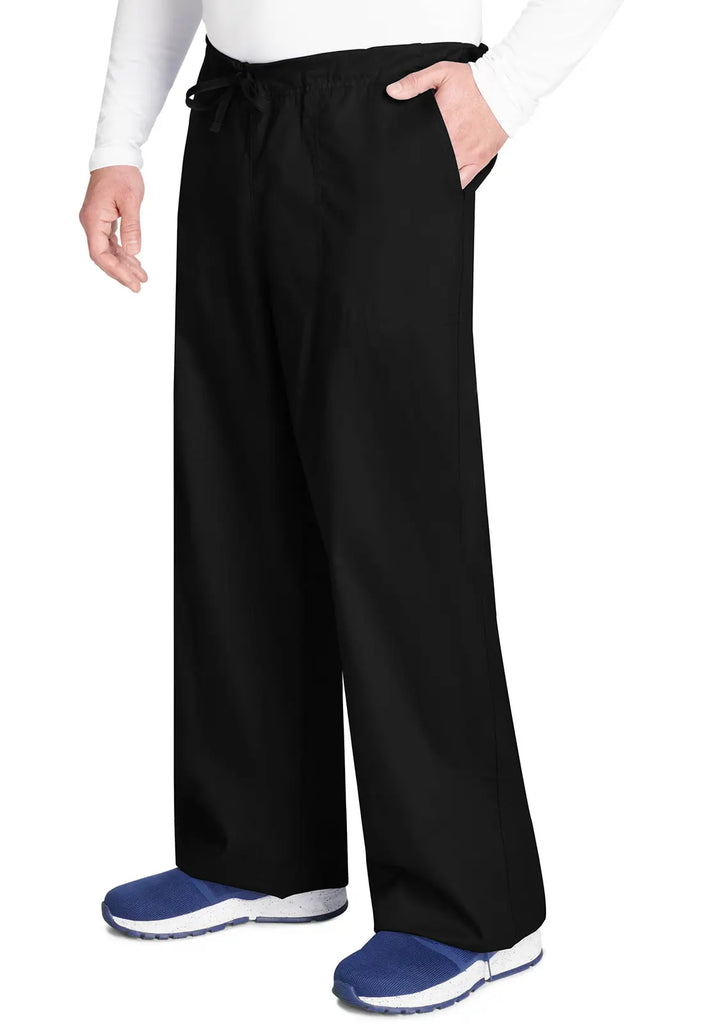 Cherokee Scrubs Unisex 5-Pocket Drawstring Cargo Pant Black | scrub-supply.com