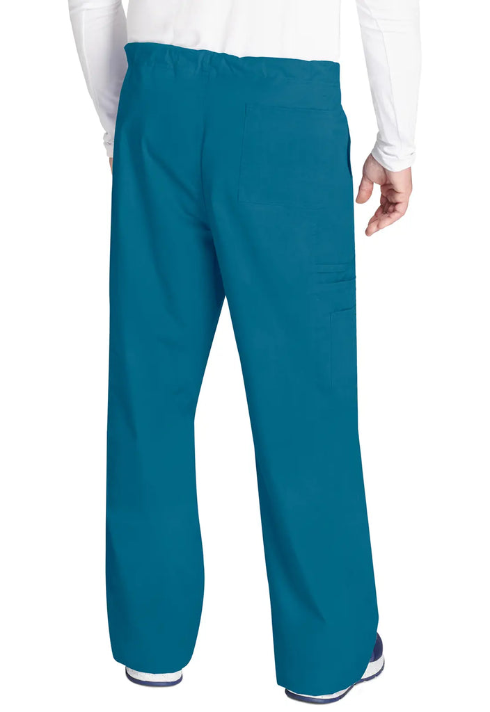 Cherokee Scrubs Unisex 5-Pocket Drawstring Cargo Pant Caribbean Blue | scrub-supply.com