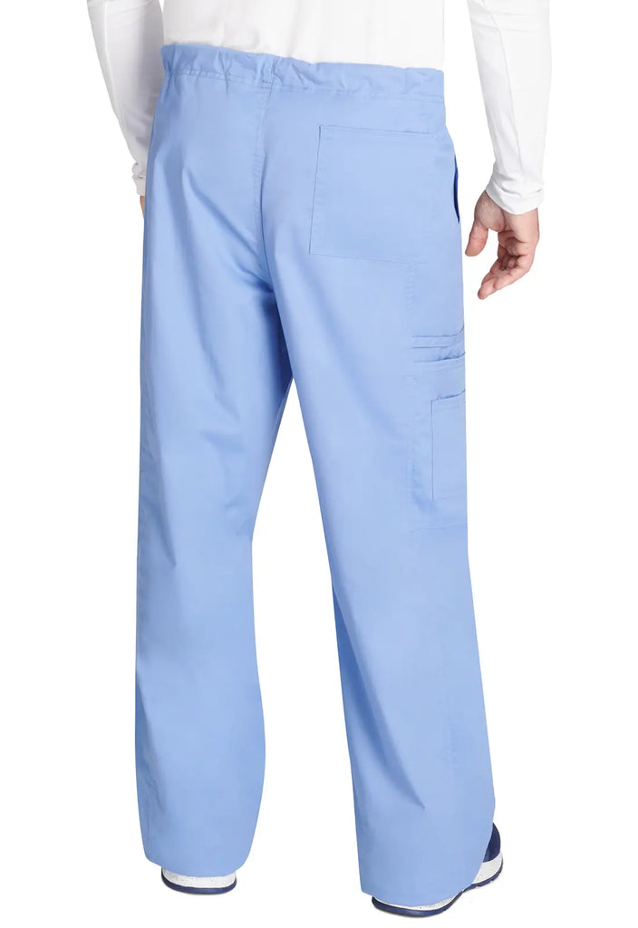 Cherokee Scrubs Unisex 5-Pocket Drawstring Cargo Pant Ceil Blue | scrub-supply.com