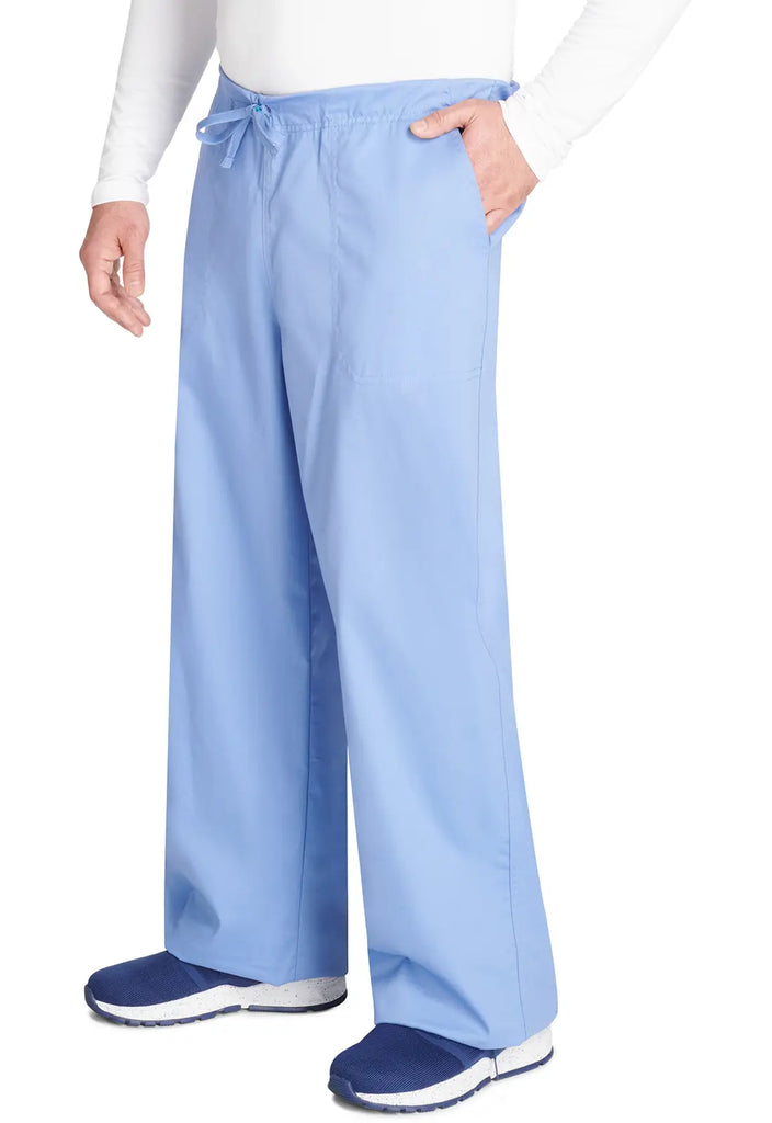 Cherokee Scrubs Unisex 5-Pocket Drawstring Cargo Pant Ceil Blue | scrub-supply.com