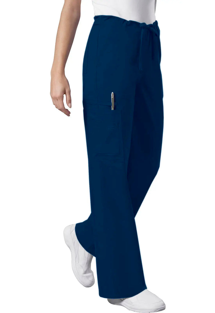 Cherokee Scrubs 5-Pocket Unisex Drawstring Cargo Pant Navy | scrub-supply.com