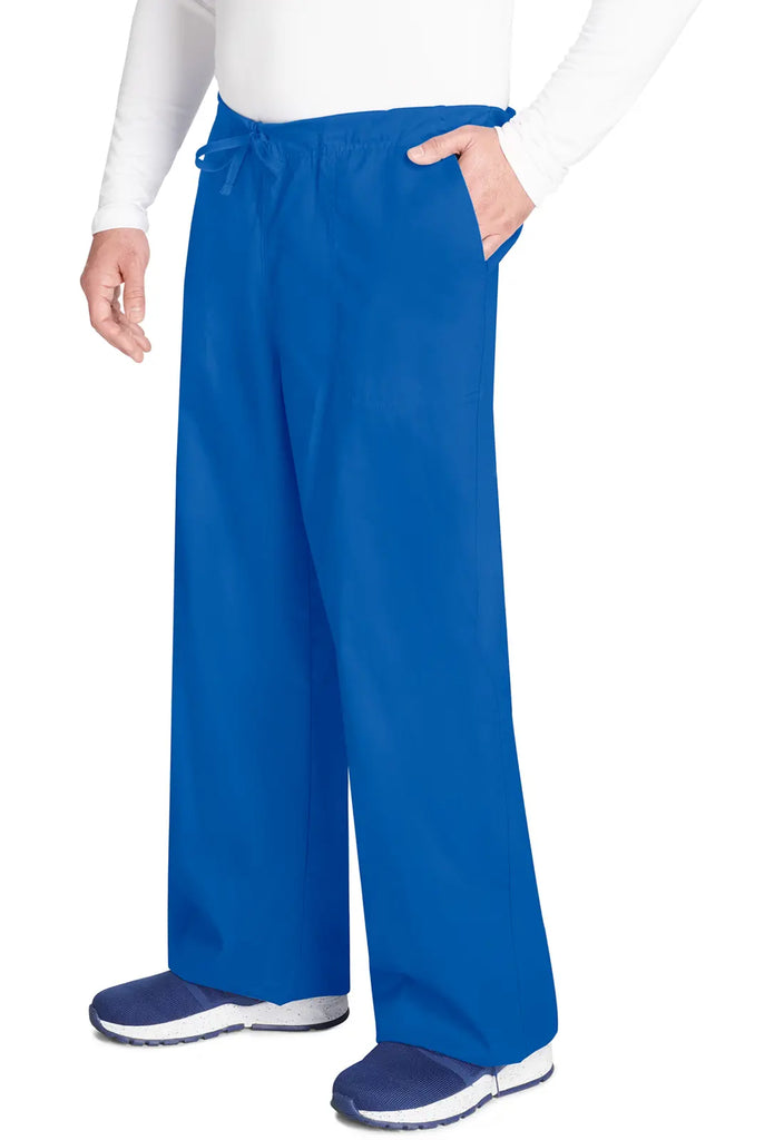 Cherokee Scrubs Unisex 5-Pocket Drawstring Cargo Pant Royal Blue | scrub-supply.com