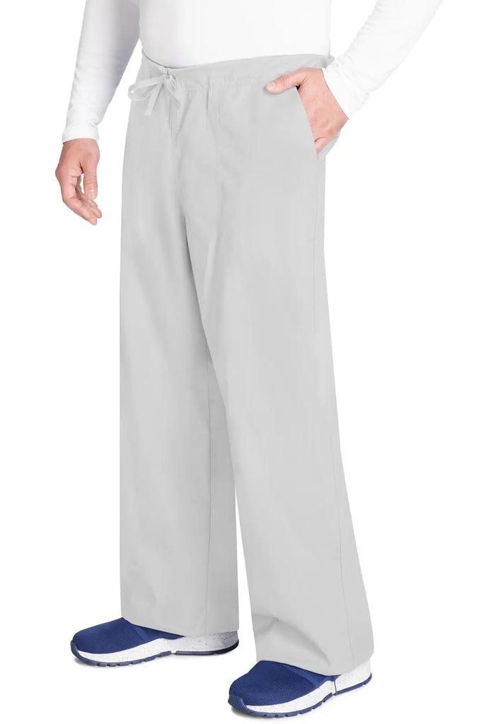 Cherokee Scrubs Unisex 5-Pocket Drawstring Cargo Pant White | scrub-supply.com