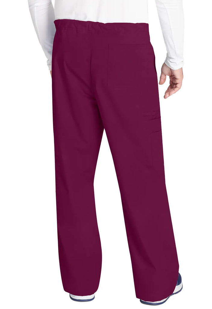 Cherokee Scrubs Unisex 5-Pocket Drawstring Cargo Pant Wine | scrub-supply.com