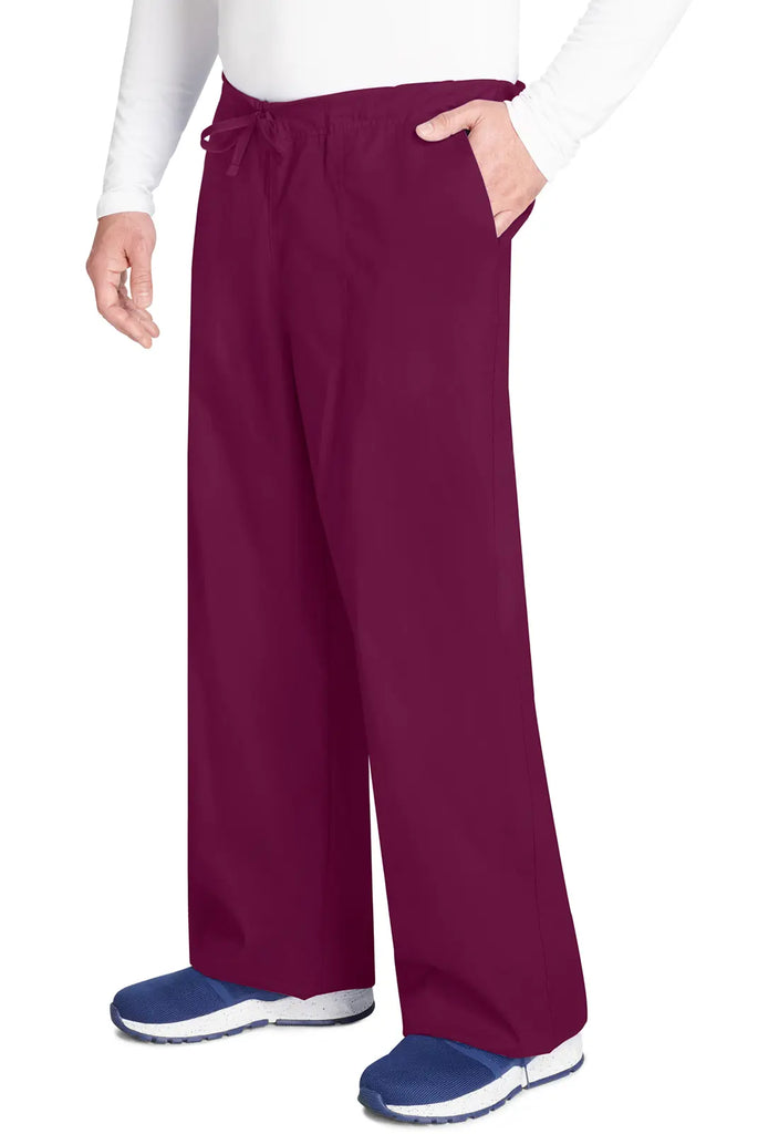 Cherokee Scrubs Unisex 5-Pocket Drawstring Cargo Pant Wine | scrub-supply.com