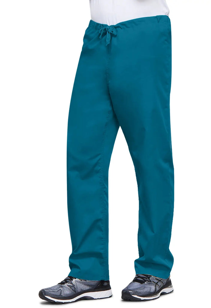 Cherokee Scrubs Unisex 3-Pocket Drawstring Cargo Pant Caribbean Blue | scrub-supply.com