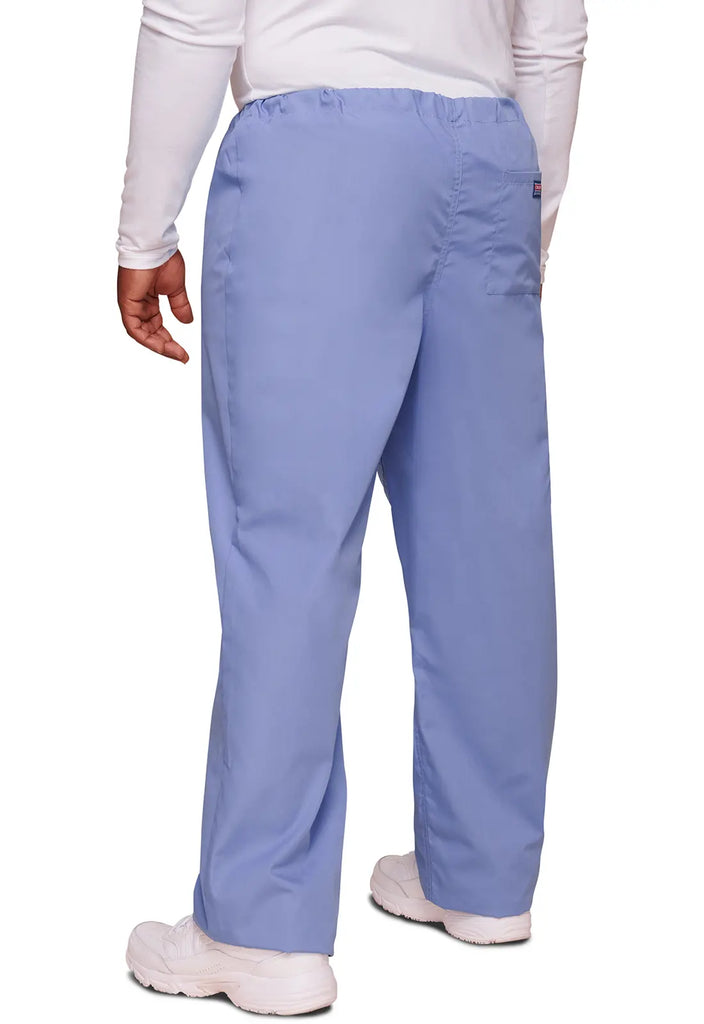 Cherokee Scrubs 3-Pocket Unisex Drawstring Cargo Pant Ceil Blue | scrub-supply.com