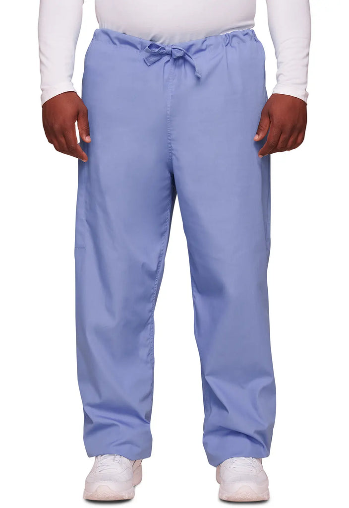 Cherokee Scrubs 3-Pocket Unisex Drawstring Cargo Pant Ceil Blue | scrub-supply.com