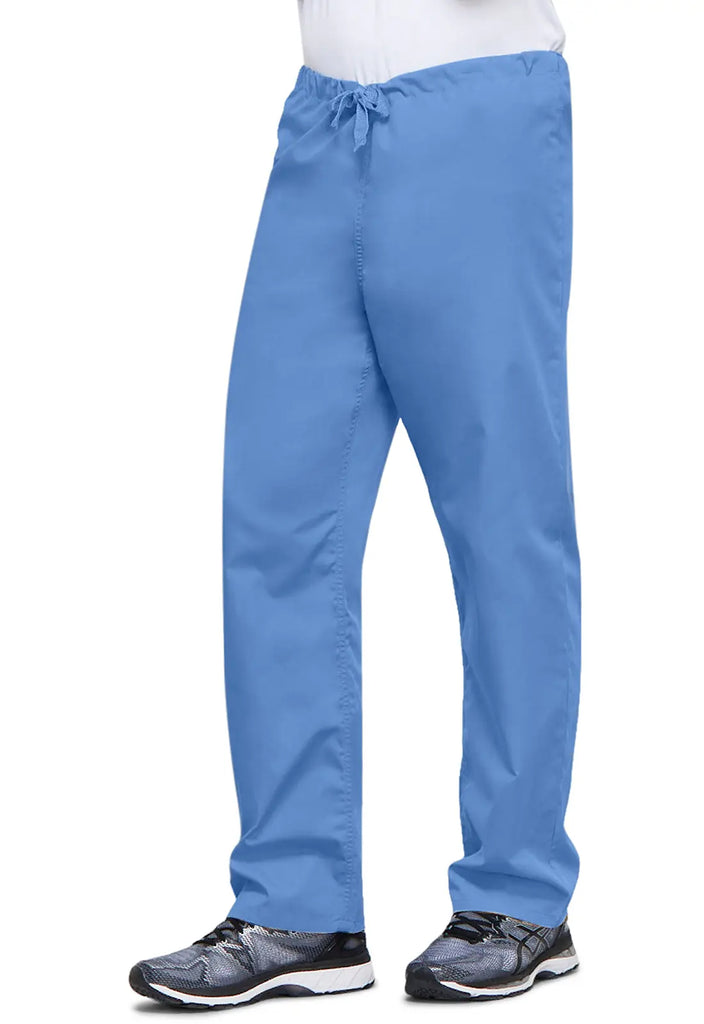 Cherokee Scrubs Unisex 3-Pocket Drawstring Cargo Pant Ceil Blue | scrub-supply.com