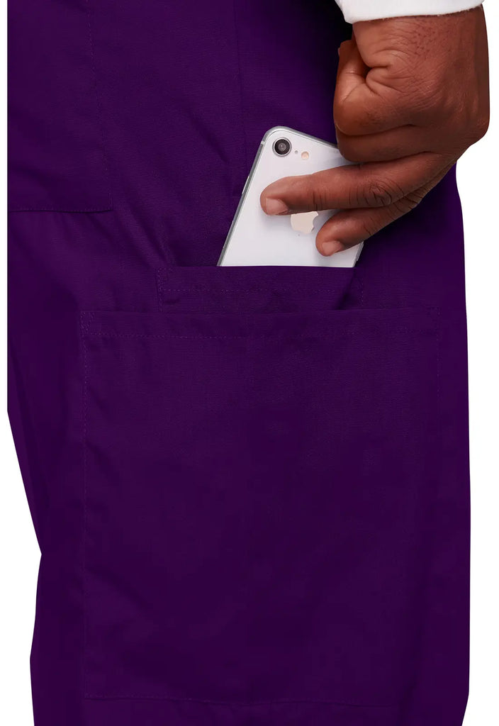 Cherokee Scrubs Unisex 3-Pocket Drawstring Cargo Pant Eggplant | scrub-supply.com