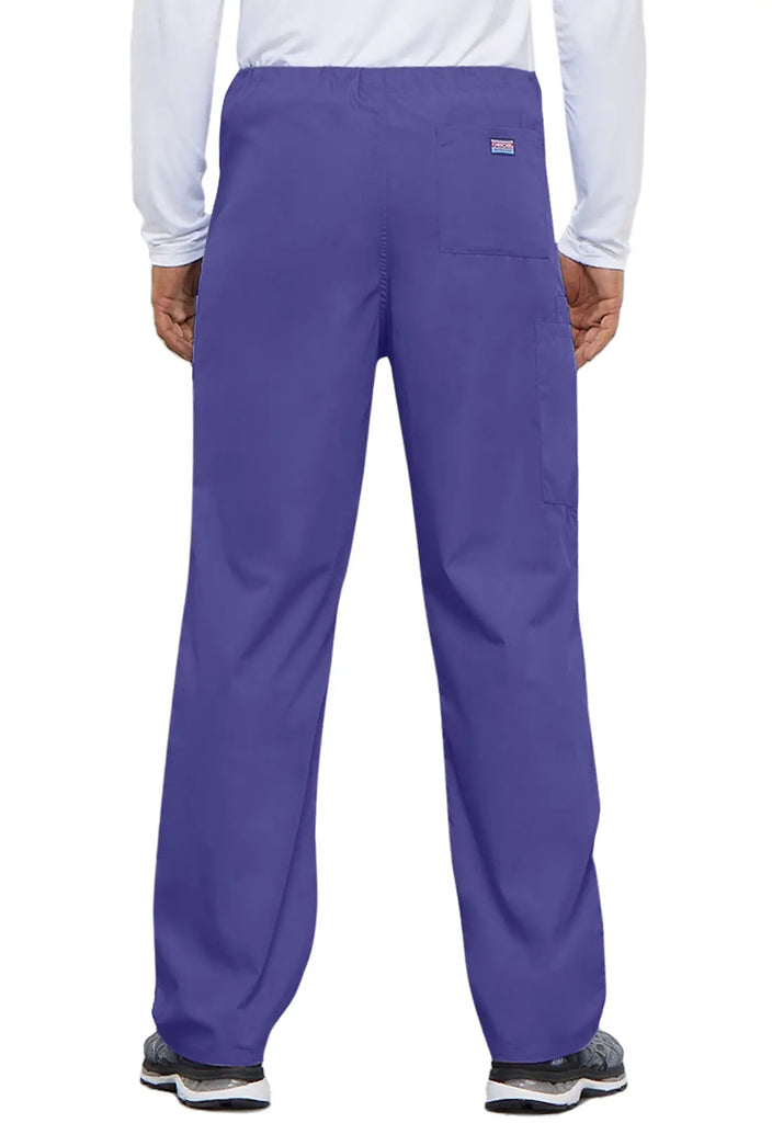 Cherokee Scrubs Unisex 3-Pocket Drawstring Cargo Pant Grape | scrub-supply.com