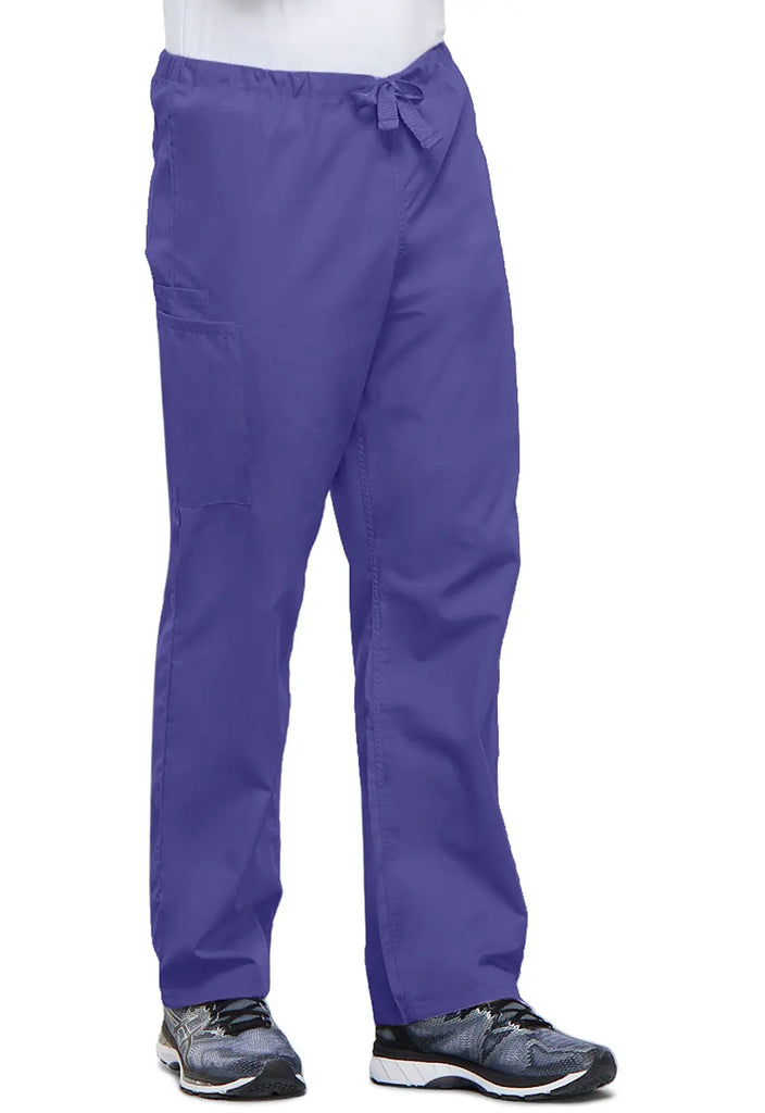 Cherokee Scrubs Unisex 3-Pocket Drawstring Cargo Pant Grape | scrub-supply.com