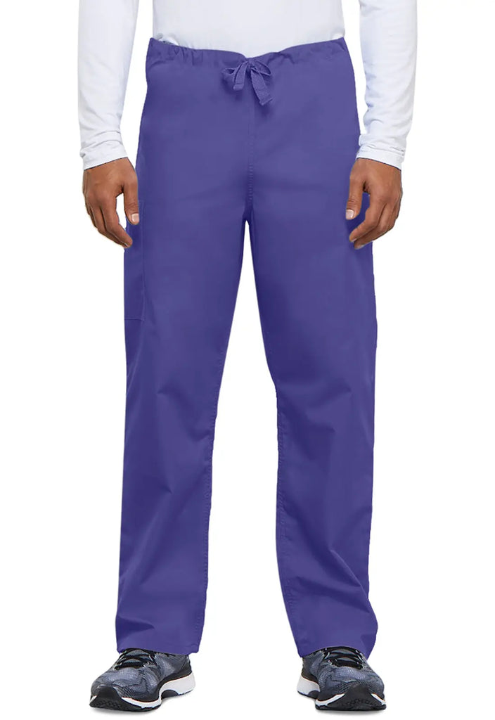 Cherokee Scrubs Unisex 3-Pocket Drawstring Cargo Pant Grape | scrub-supply.com