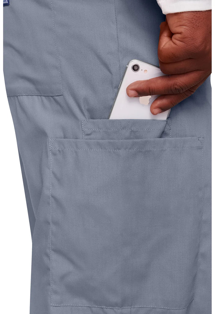 Cherokee Scrubs 3-Pocket Unisex Drawstring Cargo Pant Grey | scrub-supply.com