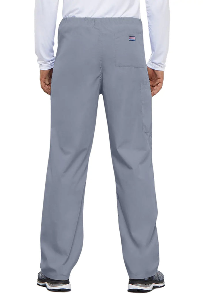 Cherokee Scrubs Unisex 3-Pocket Drawstring Cargo Pant Grey | scrub-supply.com