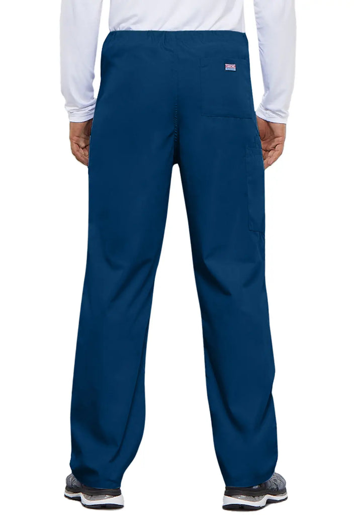 Cherokee Scrubs Unisex 3-Pocket Drawstring Cargo Pant Navy | scrub-supply.com