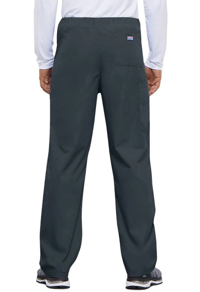 Cherokee Scrubs Unisex 3-Pocket Drawstring Cargo Pant Pewter | scrub-supply.com