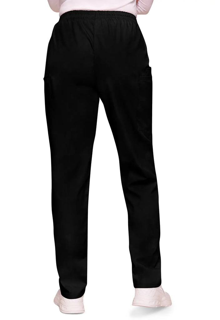 Cherokee Scrubs Women's Pull-on Cargo Pant Black | scrub-supply.com