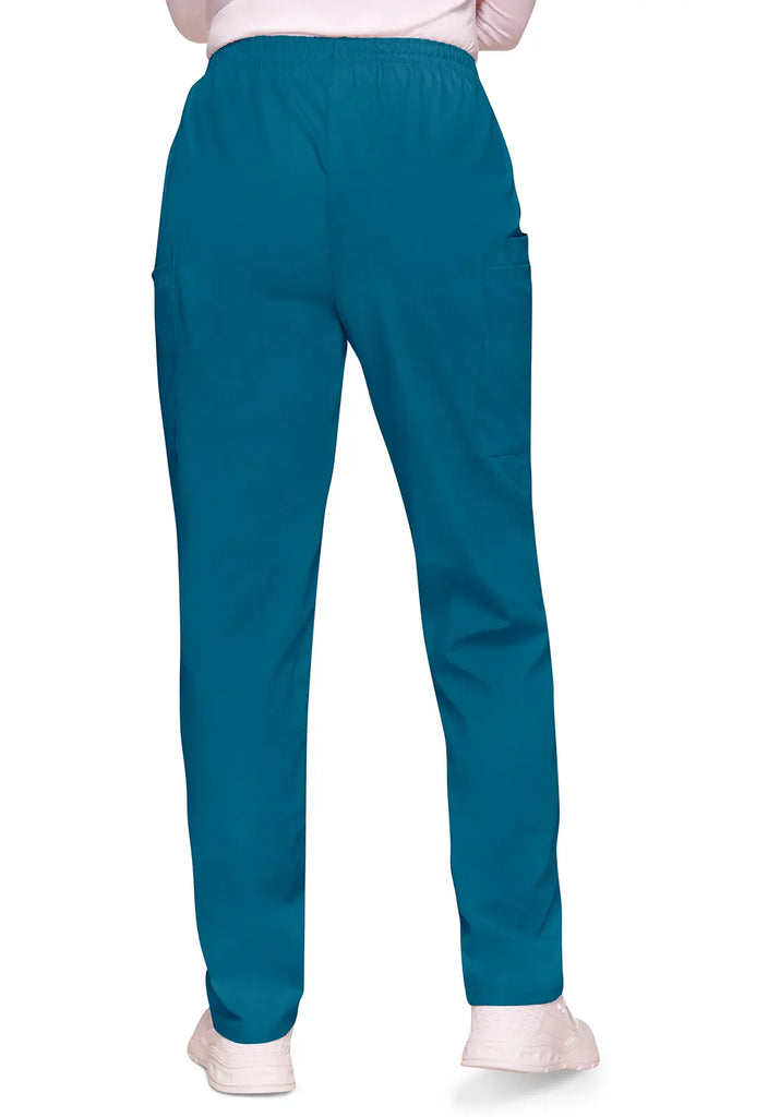 Cherokee Scrubs Women's Pull-on Cargo Pant Caribbean Blue | scrub-supply.com