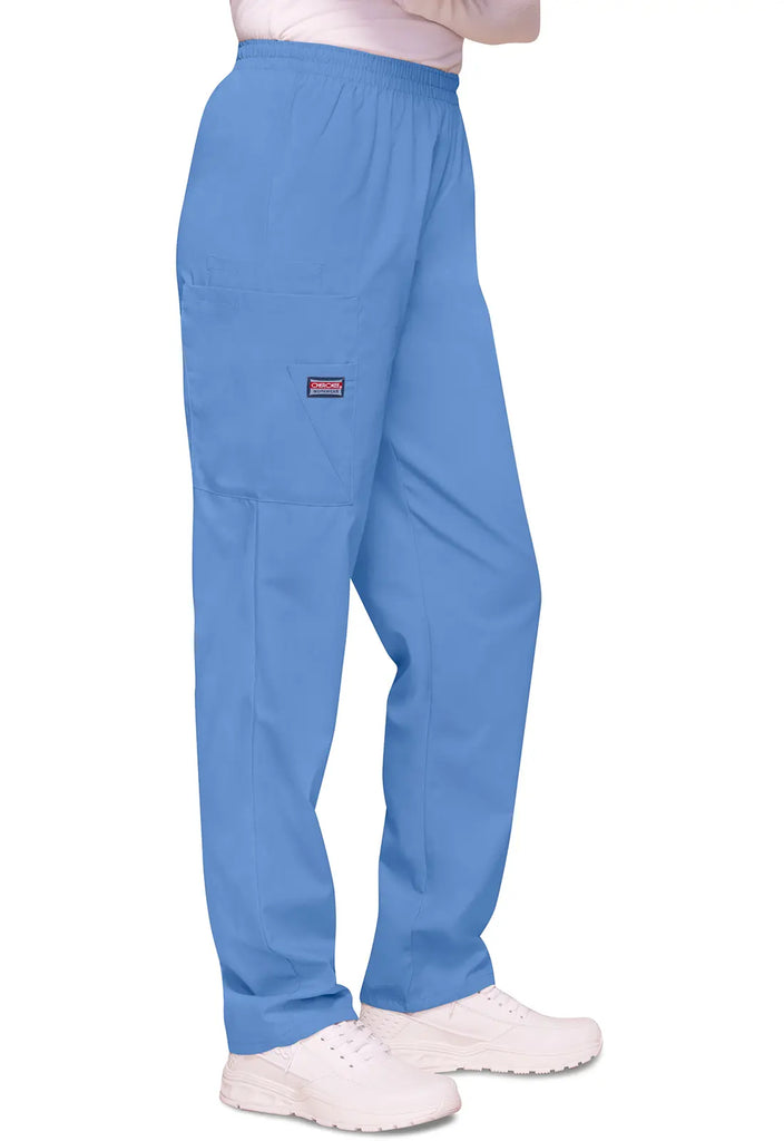 Cherokee Scrubs Women's Pull-on Cargo Pant Ceil Blue | scrub-supply.com