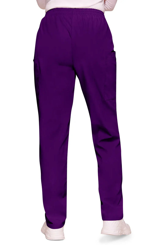 Cherokee Scrubs Women's Pull-on Cargo Pant Eggplant | scrub-supply.com