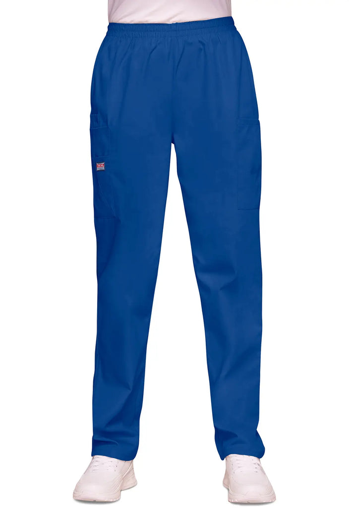 Cherokee Scrubs Women's Pull-on Cargo Pant Galaxy Blue | scrub-supply.com