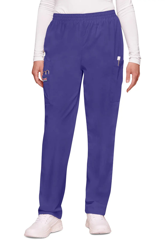 Cherokee Scrubs Women's Pull-on Cargo Pant Grape | scrub-supply.com