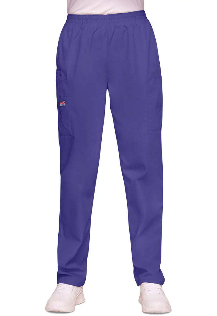 Cherokee Scrubs Women's Pull-on Cargo Pant Grape | scrub-supply.com