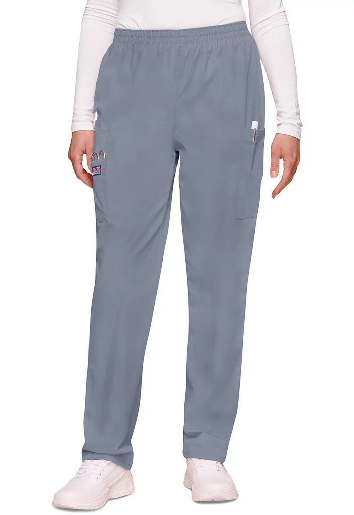 Cherokee Scrubs Women's Pull-on Cargo Pant Grey | scrub-supply.com